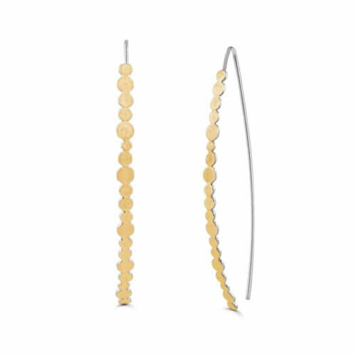 Opposites Attract Drop Earrings - Gold & Silver