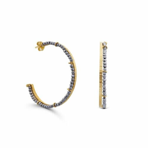 Deep Roots Hoop Earrings
